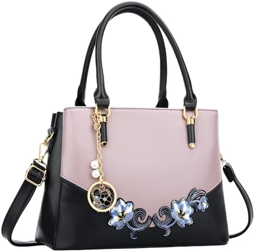 KKXIU Trendy Tote Bag for Women Lightweight Oxford Big Capacity Shoulder Purses and Handbags