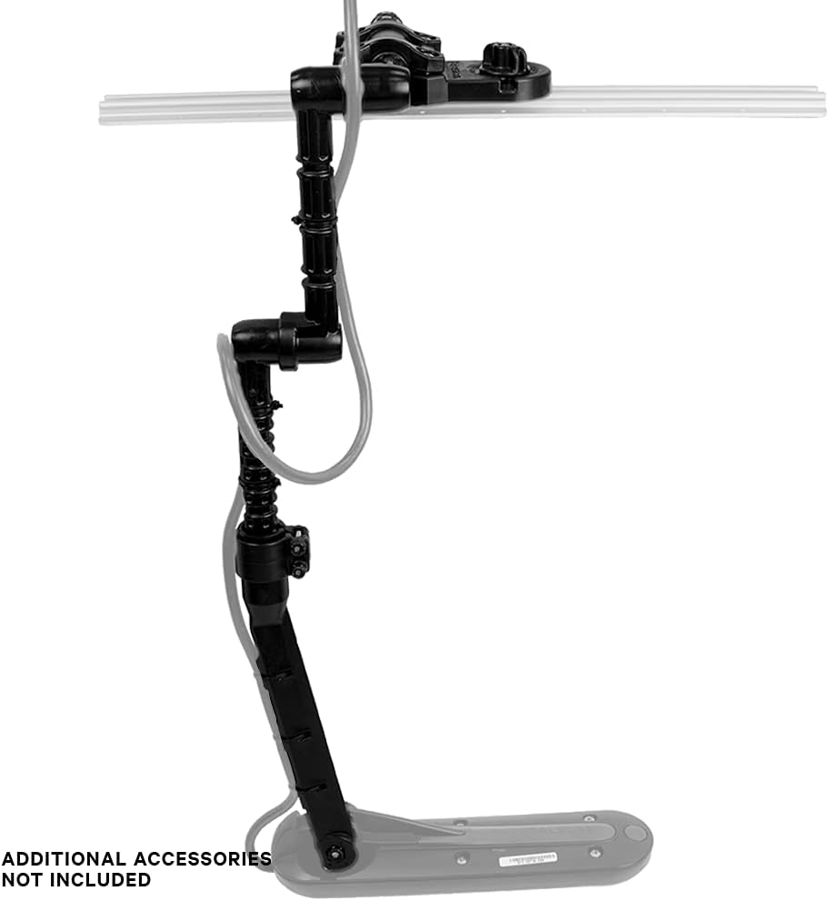 YakAttack Switchblade Transducer Mount | Track Mount Fish Finder Arm for Kayaks | 25.75" Adjustable Deployment Arm | Low Profile & Hydrodynamic | Built for Saltwater Use | Made in USA
