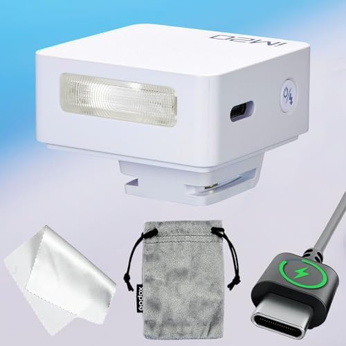 Godox Flash Godox iM20 Camera Flash - godox iM20 Mini Flash Manual 440 Full-Power Flashes/3s Recycle/5 Power Levels, Camera Flash for Sony zve10/Sony zv1/Sony a7iii/Ricoh gr3/Fujifilm f1 etc. (Black)