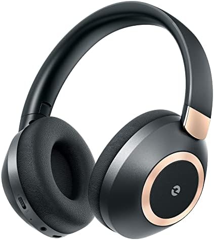 Active Noise Cancelling Headphones, 100H Playtime Headphones Bluetooth Wireless, Bluetooth Headphone Over Ear with Built-in Mic, Wireless Headphone for Travel, Home, Office, Call, Music, Meeting