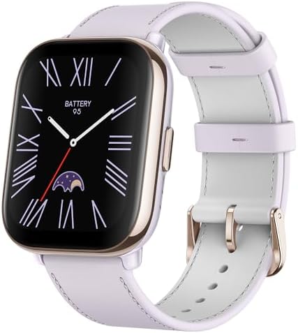 Amazfit Active Smart Watch 42mm, AI Fitness Tracker & Sleep Coach, GPS, Amazon Alexa Built-in, Bluetooth, 14-Day Battery, 120+ Sports Modes, Android & iPhone, Petal Pink