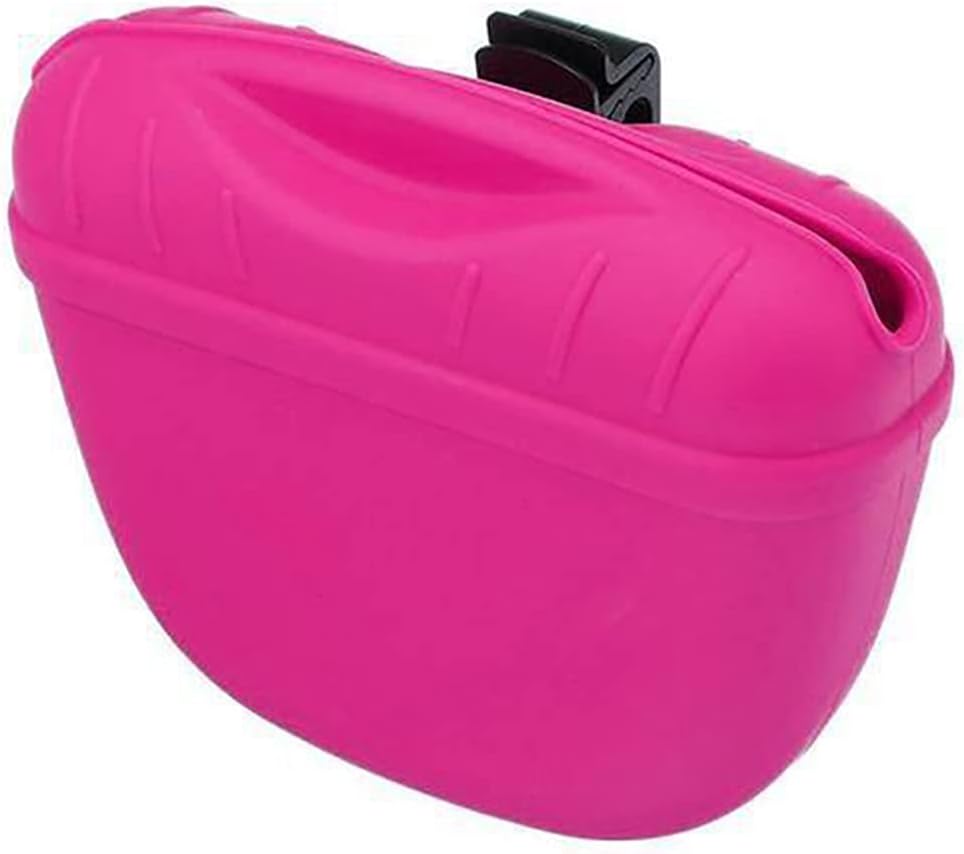 SagaSave Dog Treat Pouch for Training Silicone, Magnetic Closure Opening Portable Dog Treat Bag for Dog Training 3PCS Green