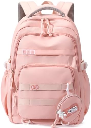 Armbq Kids Backpack for Girls Aesthetic School Backpack for Teen Girls Elementary Middle School Bookbag
