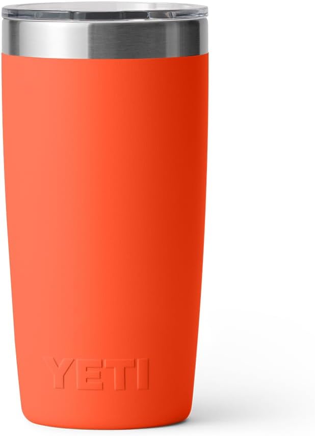 YETI Rambler 10 oz Tumbler, Stainless Steel, Vacuum Insulated with MagSlider Lid, White