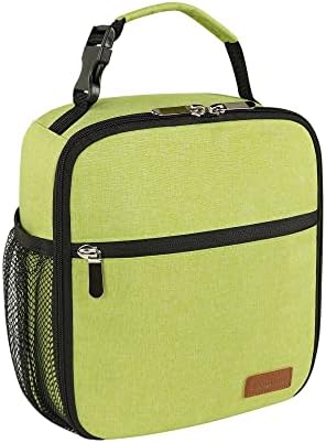 Lunch Box for Men Women Adults Small Lunch Bag for Office Work Picnic - Reusable Portable Lunchbox, Black