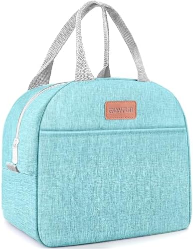 Lunch Bag for Women & Men Adult Insulated Lunch Box, Small Leakproof Cooler Food Lunch Containers Reusable High Capacity Lunch Tote Bags for Work, Travel, Outdoor