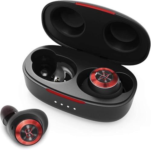 Monster Open Ear AC339 Earbuds, Bluetooth 6.0 Earphones Stereo Sound, Open Ear Clip Wireless Earbuds 40 Hours Playback, with Smart Digital Display Design, Touch Control, IPX6 Waterproof