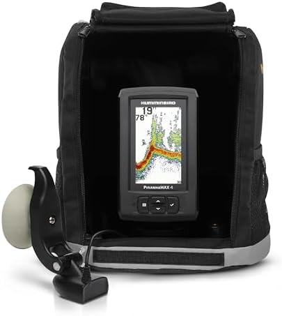 Humminbird 410160-1 PIRANHAMAX 4 DI (Down Imaging) Fish Finder, Black