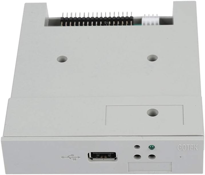 SSD Floppy Drive,Tangxi SFR1M44-U 3.5in 1.44MB USB SSD Floppy Drive Emulator+CD Screws,Plug and Play,Easy to Install,Gray