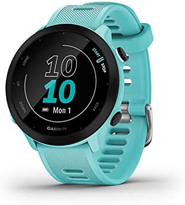 Garmin Forerunner 55, GPS Running Watch with Daily Suggested Workouts, Up to 2 Weeks of Battery Life, White
