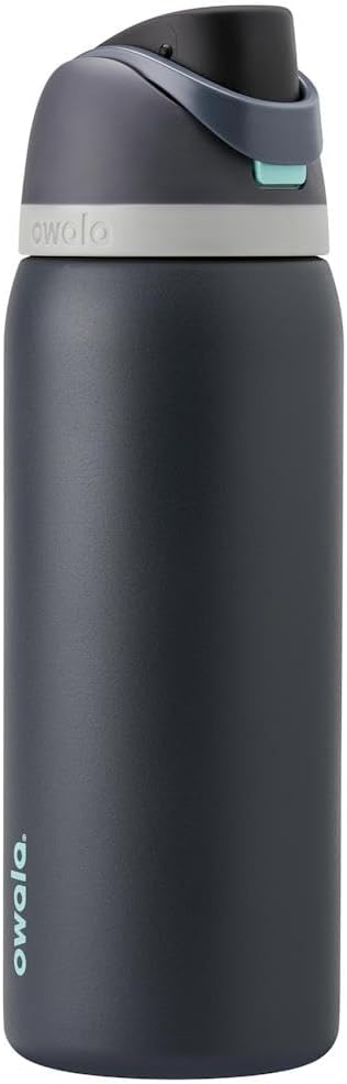 Owala FreeSip Insulated Stainless Steel Water Bottle with Straw for Sports, Travel, and School BPA-Free Sports Water Bottle, 24 oz, Beach House - PuriLite