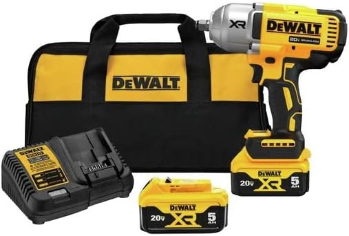DEWALT 20V MAX XR Impact Wrench, 1/2 In Cordless, High Torque, 4 Speed Precision Mode, Tool Only (DCF900B)