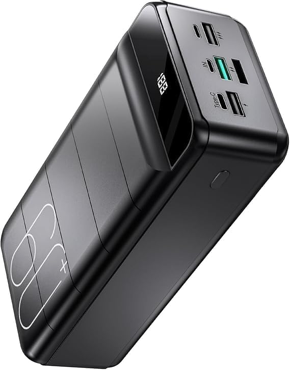 PowerBank 60000mAh Fast Charging,Battery Pack 22.5W Power Bank with USB C, Portable Charger,4 Outputs and 3 Inputs LED Display Compatible with Android Tablets iPhone etc.