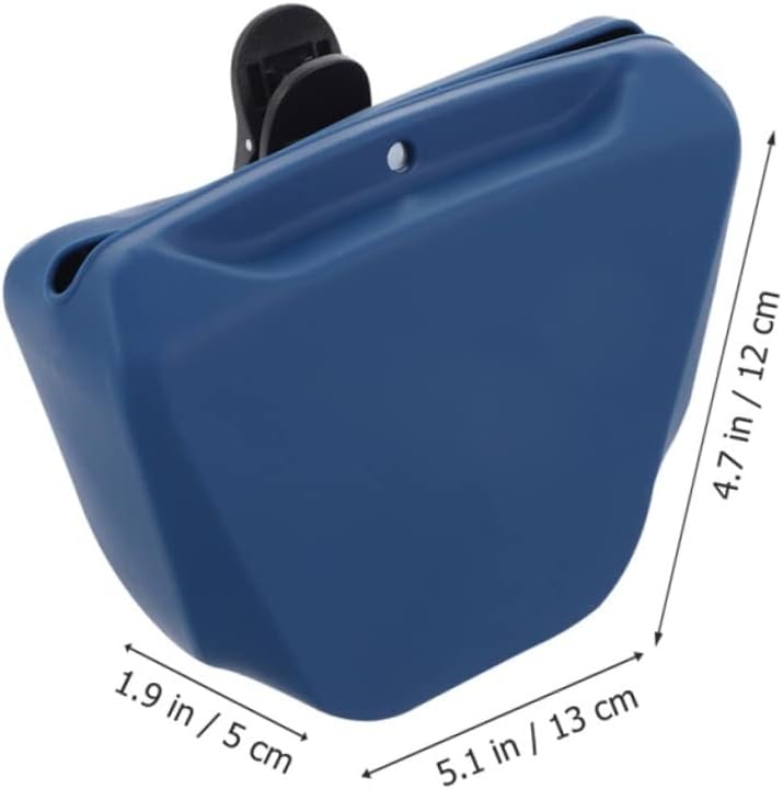 VOSAREA 2pcs Silicone Dog Treat Container Training Pouch Pet Supplies for Puppies