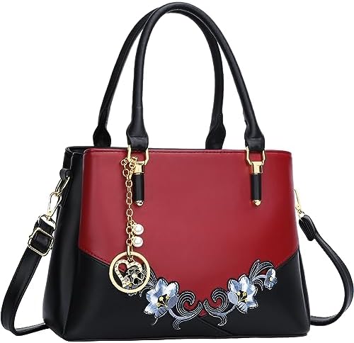 KKXIU Trendy Tote Bag for Women Lightweight Oxford Big Capacity Shoulder Purses and Handbags