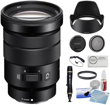 Sony SELP18105G E PZ 18-105mm F4 G OSS Lens, Black