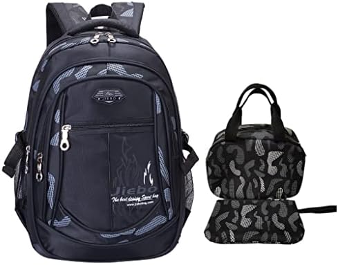 Blue-Camouflage Backpacks for Boys School Elementary, Camouflage Boys School Bags Capacity Bookbags