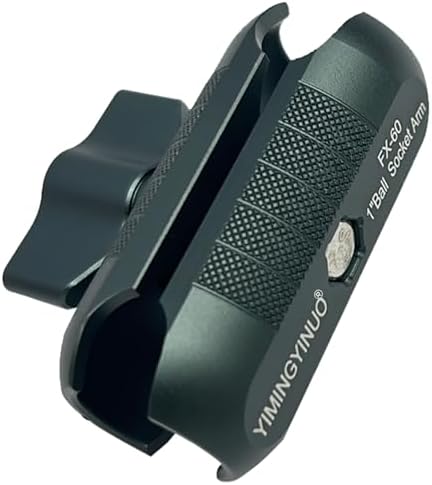 YIMINGYINUO Double Socket Arm Compatible with RAM Mounts B Size 1" Ball Components for Bike/Motorcycle/ATV Phone Mount, Emeralds (Short Arm)