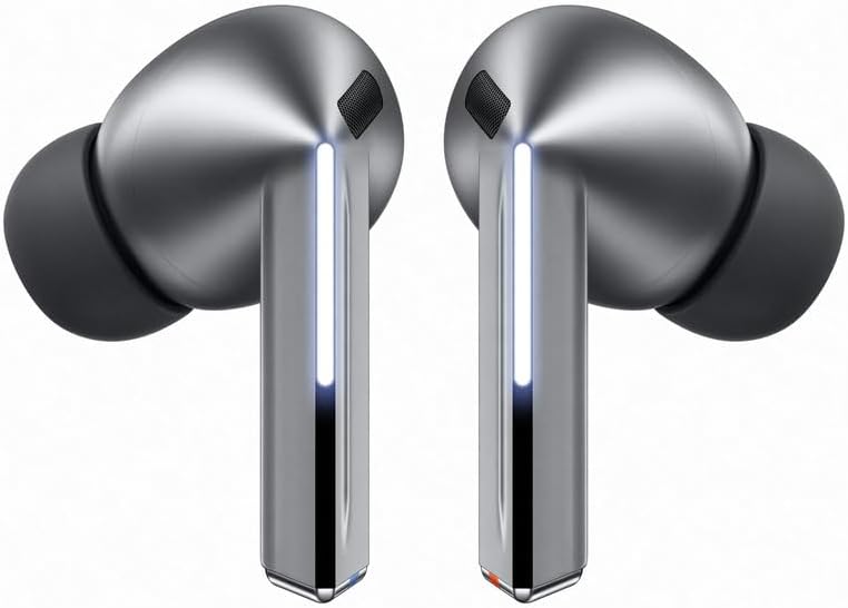 Samsung Galaxy Buds3Pro, Wireless Bluetooth Earbuds with Adaptive Noise Control, Sweat and Water Resistance, AI translator, Hi-Fi Sound, 360 Audio – White (CAD Version & Warranty)