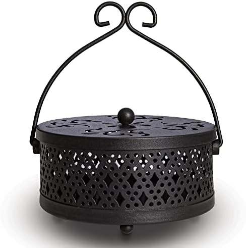 Purilite Select Metal Mosquito Coil Holder with Lid