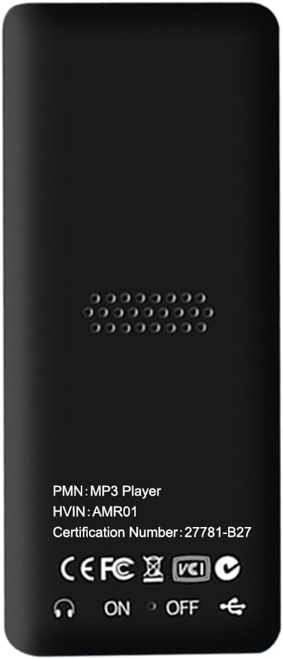 MP3 Player with Bluetooth, Portable 32GB MP3 Music Players with Speaker, Supports Alarm Clock, FM Radio, Recording Function, Up to 128GB Memory Storage, Earphones Included