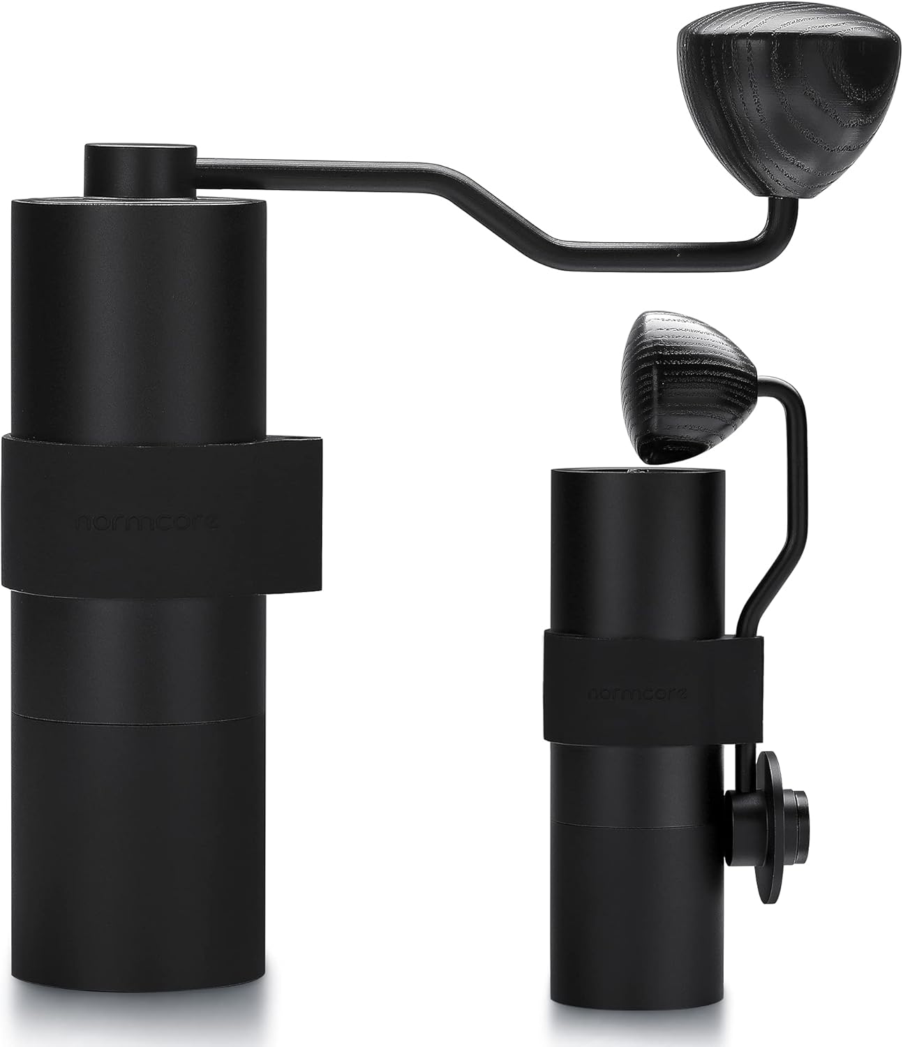 Normcore Manual Coffee Grinder V2, 38mm Titanium Contemporary Conical Burr, Adjustable Setting Double Bearing, Hand Espresso Grinder Perfect for Home, Office, Travel, and Camping