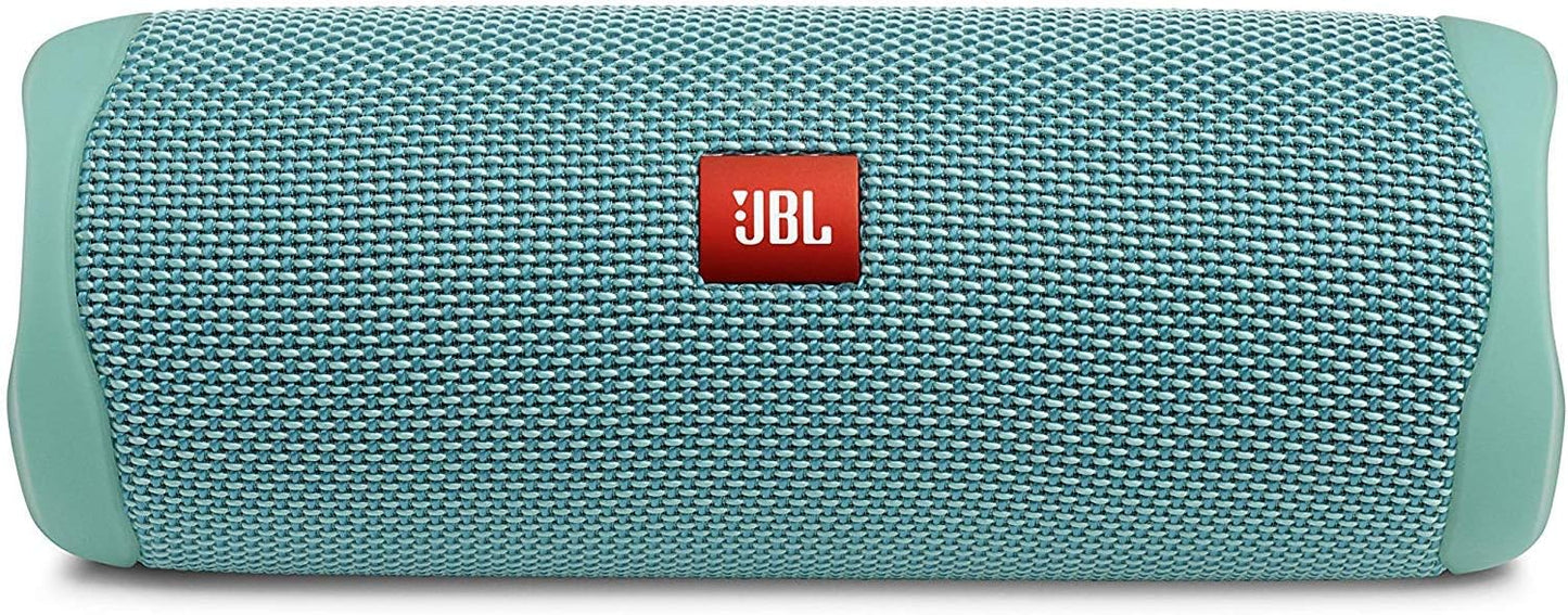 JBL FLIP 5 Portable Speaker IPX7 Waterproof On-The-Go Bundle with WRP Deluxe Hardshell Case (Teal)