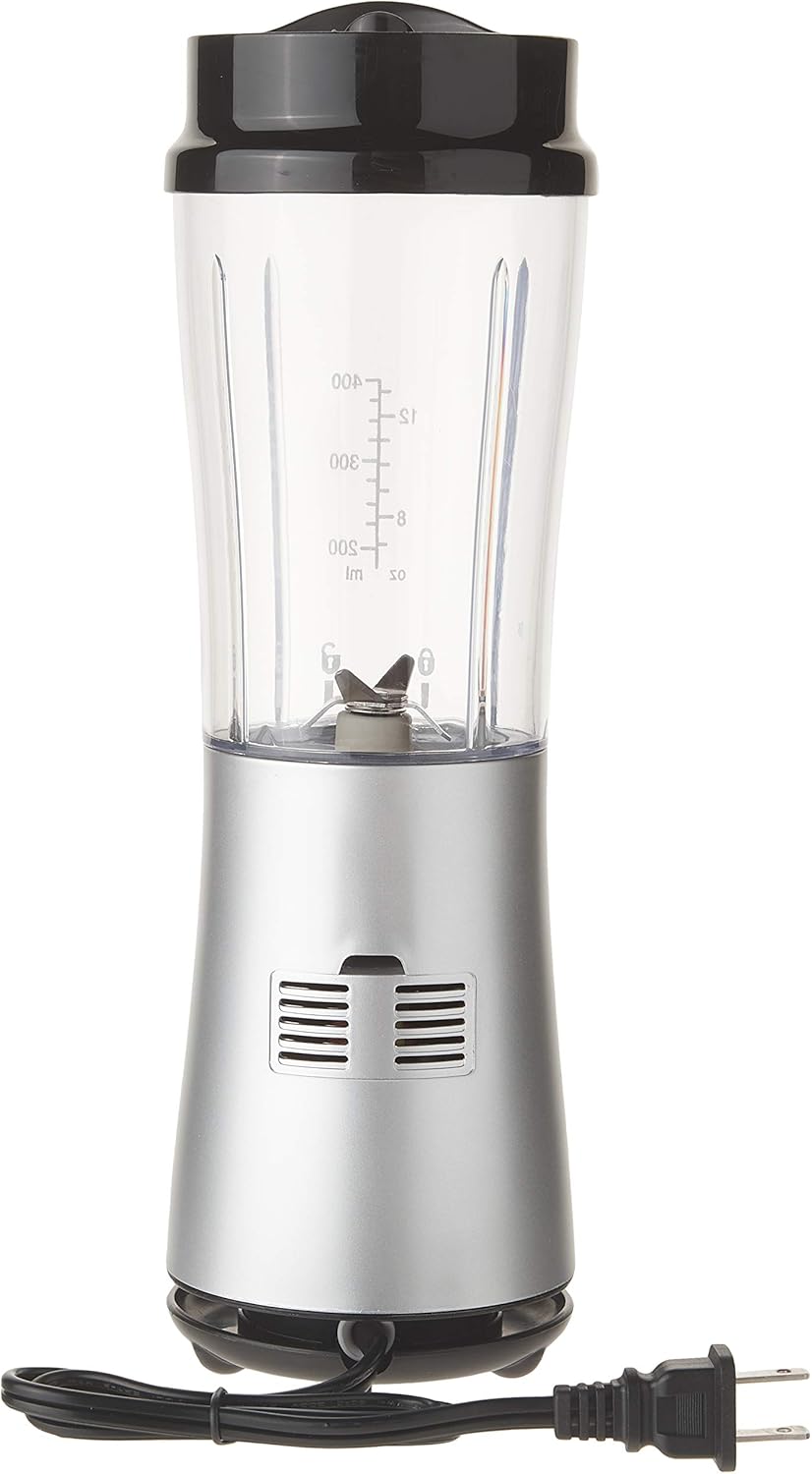 Hamilton Beach® Single-Serve Blender with Travel Lid 14 oz.,Silver, 51107C