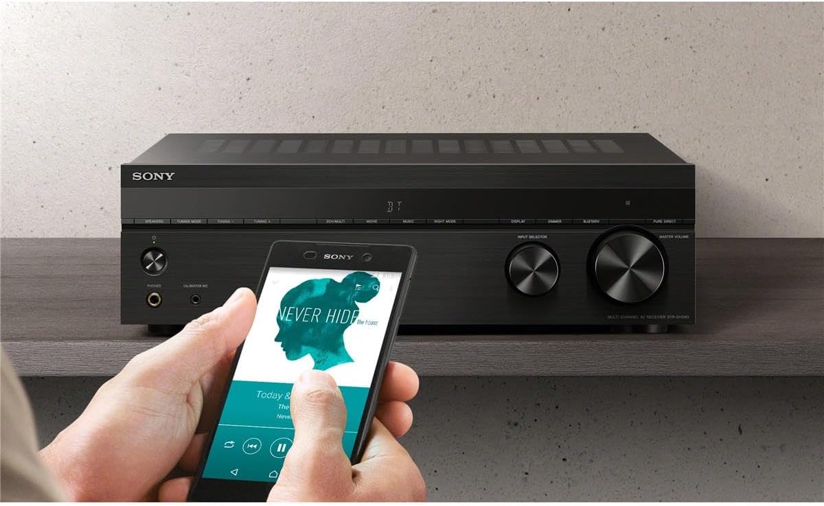 Sony STRDH790 7.2 Multi-Channel 4K Hdr AV Receiver with Bluetooth Audio Component, Black