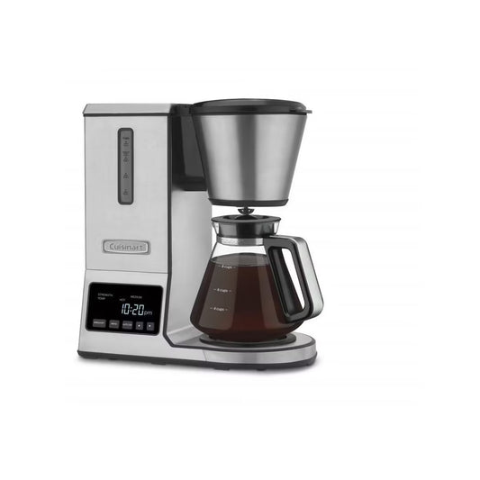 Cuisinart PurePrecision 8-Cup Pour-Over-Coffee Brewer - Stainless Steel - CPO-800P1: SCAA Certified, Digital Display, 1800W