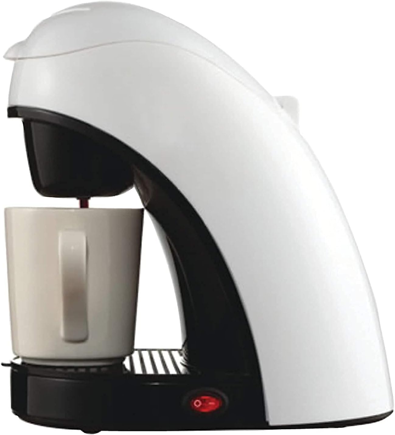Brentwood TS-112W Single Serve Cup Coffee Maker, White