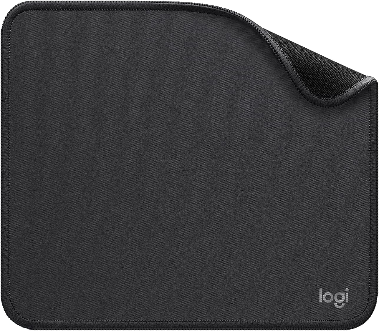 Logitech Mouse Pad - Studio Series, Computer Mouse Mat with Anti-slip Rubber Base, Easy Gliding, Spill-Resistant Surface, Durable Materials, Portable, in a Fresh Modern Design, Graphite