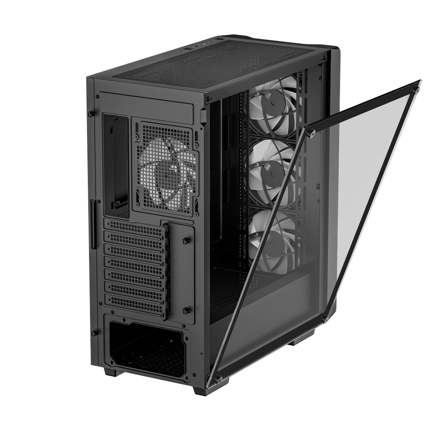 DeepCool-CC560-V2-Mid-Tower-ATX-Case-Black-Tempered-Glass - PuriLite