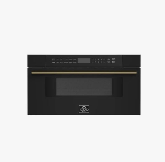 Forno Capoliveri Microwave Drawer | 30-Inch 1.2 Cu. Ft. 900W Built-In Kitchen Microwave
