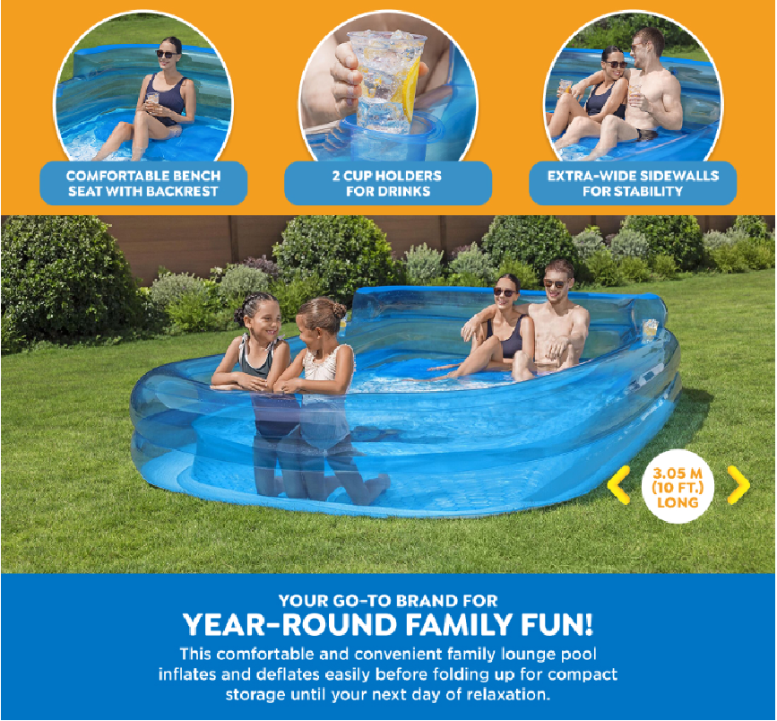 Bestway - Family Lounge Pool