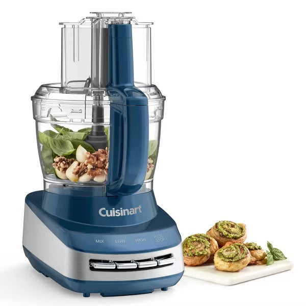 Cuisinart Core Custom 13-Cup Multifunctional Food Processor - Marine Blue - FP-130MB: Stainless Steel Blades, 4 Speeds