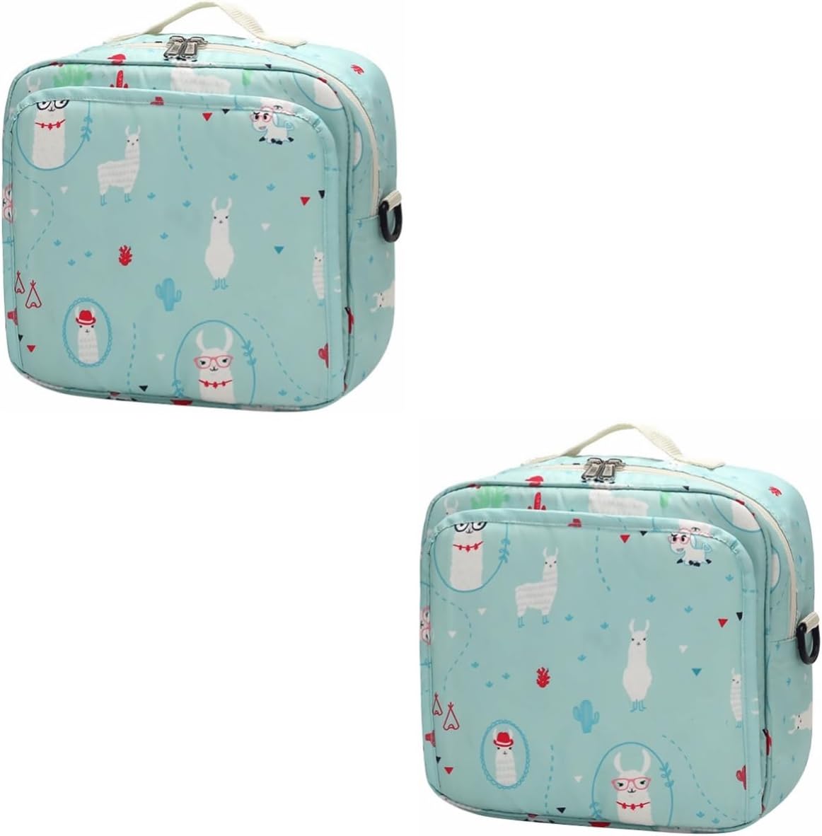 Abaodam 2pcs Diaper Storage Bag Reusable Pouch for Supplies Portable Container for Nursery Bag