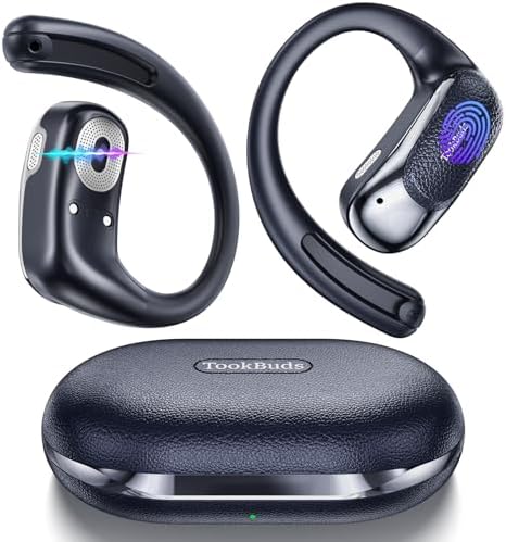 AI Translation Earbuds Real-Time, 3-in-1 Open-Ear Headphones with 145 Languages & Accents, Bluetooth 5.4 Translator Earbuds, 60H Battery, HD Audio, for Travel Business (Midnight Blue)