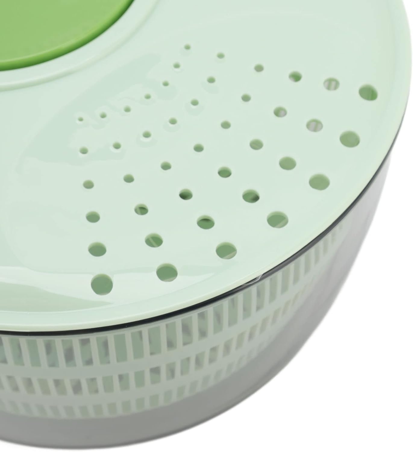 QANYEGN 4L Vegetable Dryer, Leuce er and Dryer, Fruit Washer, Salad Spinner with Drain, Bowl, and Colander