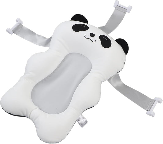 Cartoon Shaped Baby Bath Tub Pad with Stable Support for Comfortable Bath Time for Infants in Kitchen or Bathroom with Mesh Fabric (Type 1)