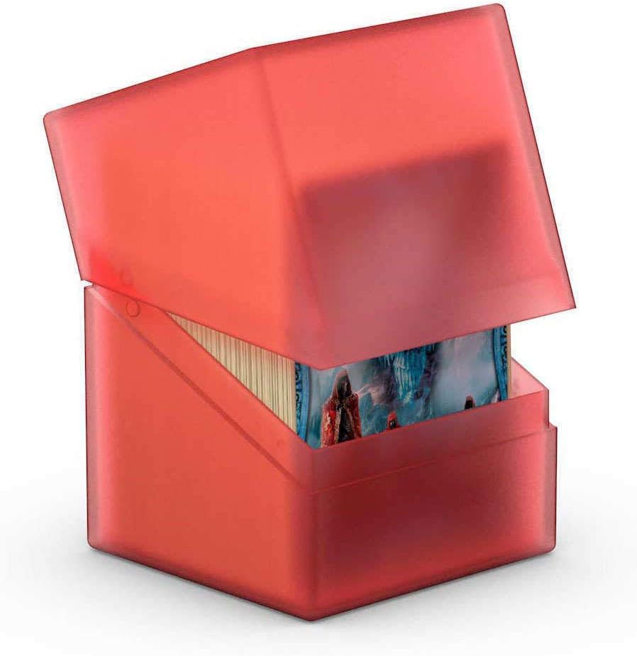 Ultimate Guard Boulder 100+ Classic, Deck Case for 100 Double-Sleeved TCG Cards, Onyx, Secure & Durable Storage for Trading Card Games, Soft-Touch Finish