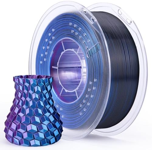 ELEGOO PLA Filament 1.75mm Black 1KG,3D Printer Filament Dimensional Accuracy +/- 0.02mm,1kg Cardboard Spool(2.2lbs) 3D Printing Filament Fits for Most FDM 3D Printers