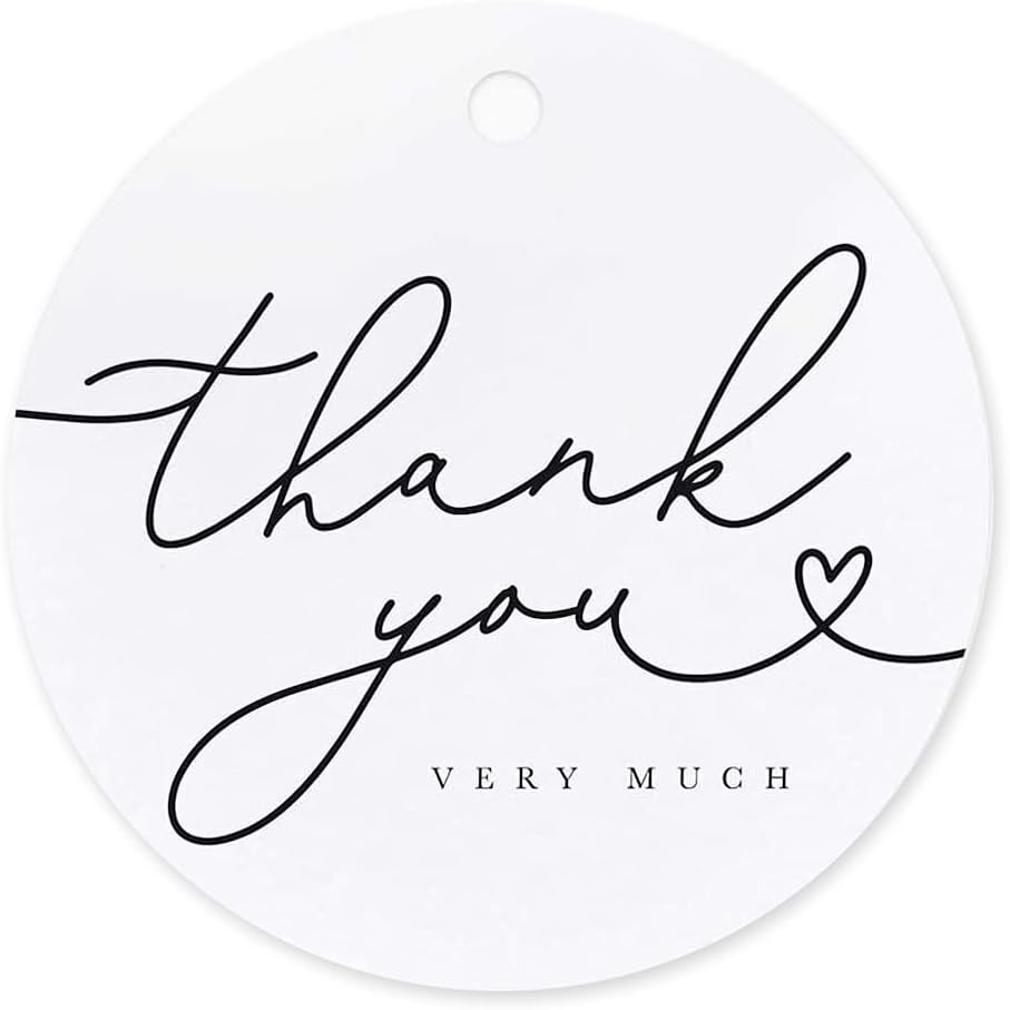 Bliss Collections Thank You Cards - Cards for Weddings, Receptions, Bridal Showers, Baby Showers, Graduations, Special (Rustic Greenery - 25 pieces)