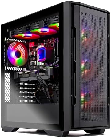 Skytech Shadow Gaming PC, Intel i5 13400F 2.5 GHz (4.6GHz Turbo Boost), NVIDIA RTX 4060 8GB GDDR6X, 1TB NVME, 32GB DDR5 RAM 5200 RGB, 650W Gold PSU, Wi-Fi, Win 11 Home