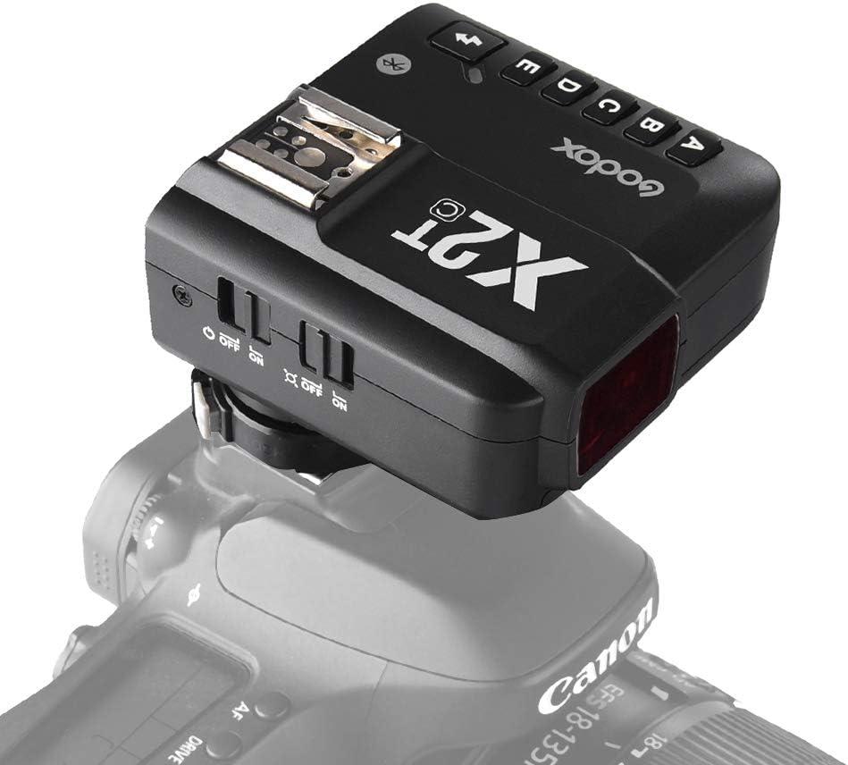 Godox X2T-C E-TTL II Wireless Flash Trigger 2.4G Wireless Transmitter Compatible with Canon DSLR Camera Godox V1 TT685C TT350C V860II-C TT600 AD200Pro iPhone X/8/8 Plus Huawei P20 Pro/Mate 10