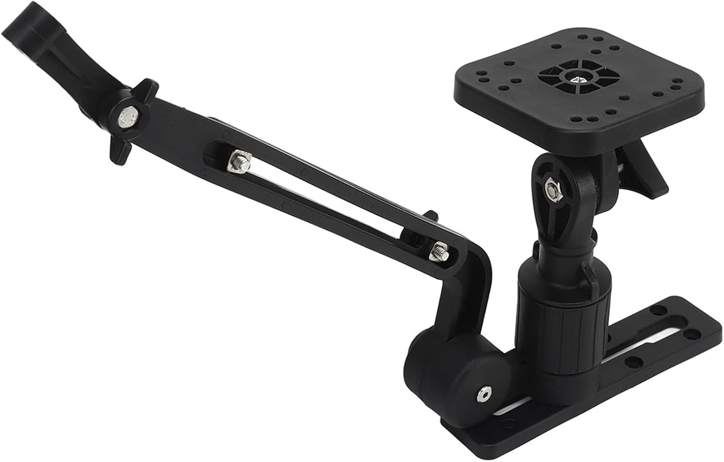 Generic Fish Finder Base Kit Nylon and Stainless Steel Greater Clamping Force Transducer Mounting Arm for Fishfinder