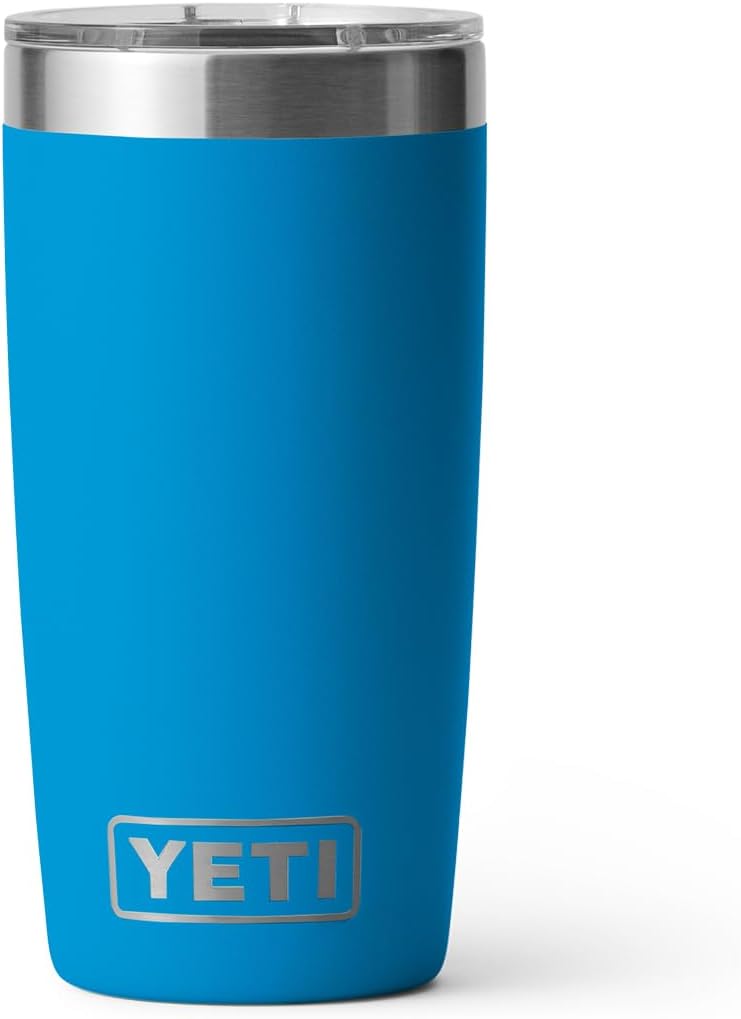YETI Rambler 10 oz Tumbler, Stainless Steel, Vacuum Insulated with MagSlider Lid, White