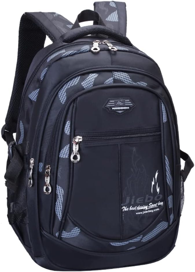 Blue-Camouflage Backpacks for Boys School Elementary, Camouflage Boys School Bags Capacity Bookbags