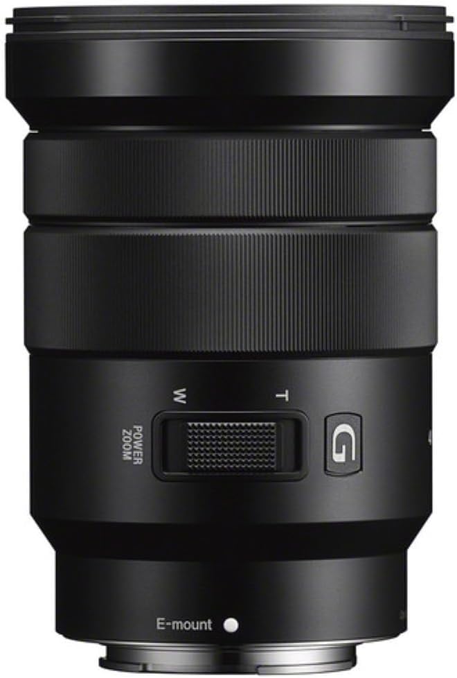 Sony SELP18105G E PZ 18-105mm F4 G OSS Lens, Black