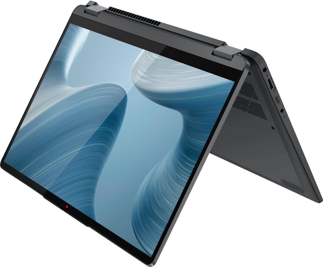 Lenovo Ideapad Flex 5 14'' 2-in-1 Touchscreen FHD Laptop - Intel Core i3-1115G4, 4GB RAM, 128GB SSD, Windows 11 S Mode- Graphite Grey (82HS00R9US), Gray